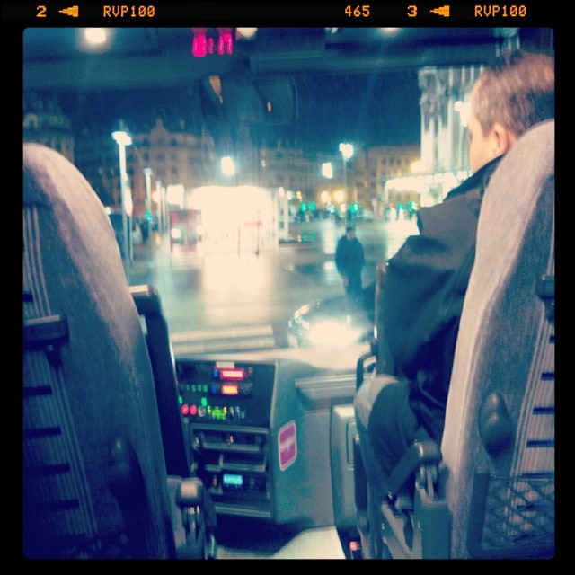 Bus de remplacement la nuit