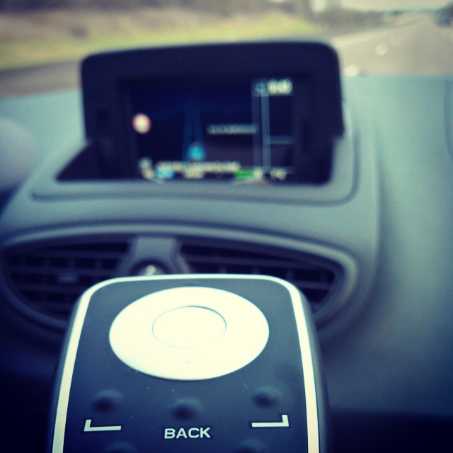 Télécommande d'un système média de voiture