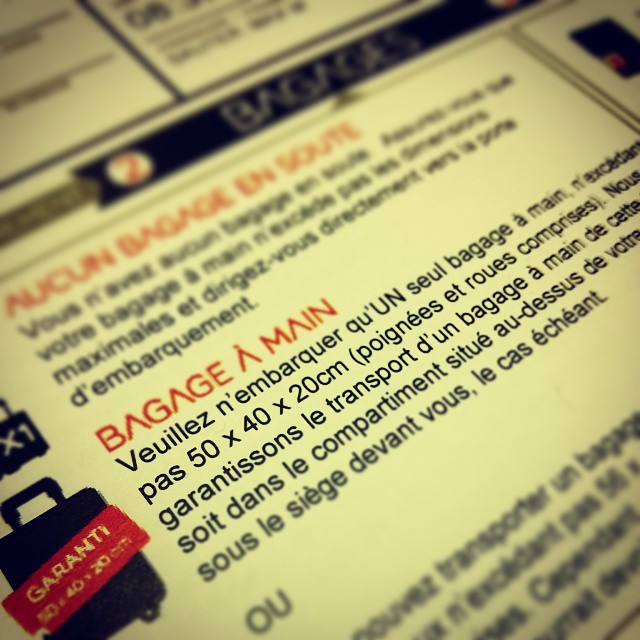 Notice Easyjet
