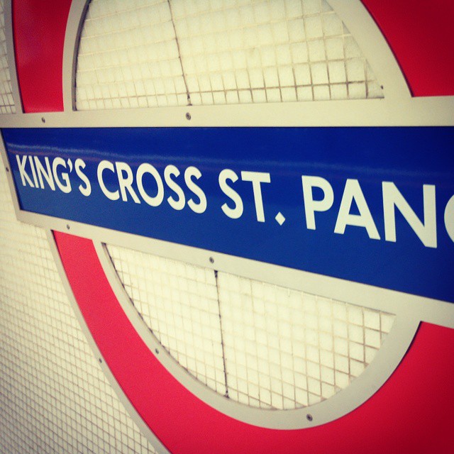 Signalisation du métro londonien station King's Cross St Pancrass